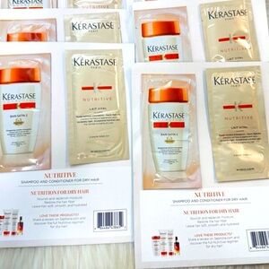 4x kerastase nutritive shampoo
10ml and conditioner 10ml duo sample New
